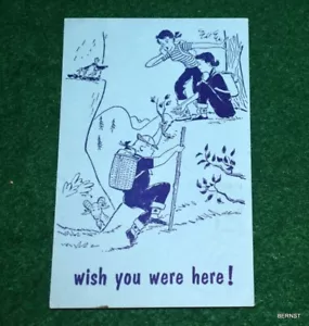 VINTAGE 1953-54 GIRL SCOUT POSTCARD - - Picture 1 of 3