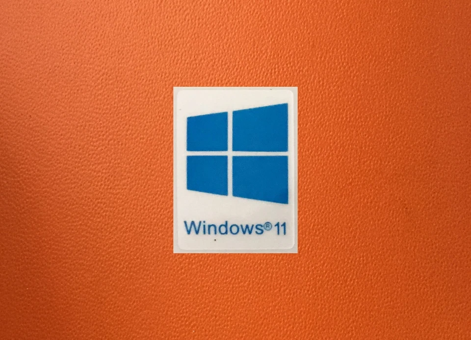 1 PIEZA para Pegatina para Ventana 11 Azul Insignia Logo Calcomanía Color Cian 22mm x 16mm Foto 1 de 1