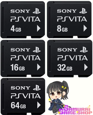 Scheda di memoria PS Vita Sony ufficiale 64GB 32GB 16GB 8GB 4GB per... - Immagine 1 di 4