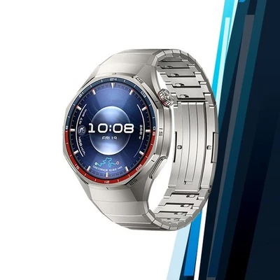 For GT Six 6 Pro 46m Titanium 1.47" AMOLED Bluetooth iOS Android Smartwatch - Image 1 of 4