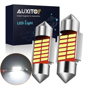 AUXITO 31MM Festón Canbus Interior Libre de Errores LED Bombillas Brillantes Blanco - Imagen 1 de 11