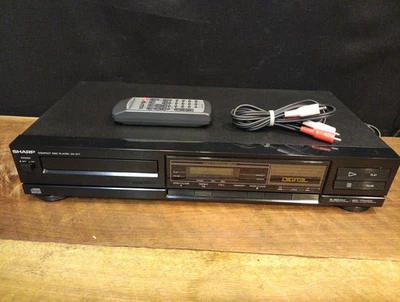Sharp DX-677 Single Disc 3-beam 20 Track CD Player W Cables/Remote- Tested(P) - Image 1 of 4