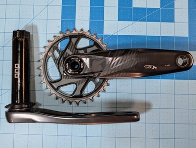 Juego de bielas SRAM GX Eagle Boost 170 mm 32T DUB manivela AXS ancha *solo 211 millas* Foto 1 de 4