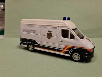 HONGWELL FURGONE MERCEDES BENZ POLICIA SPAIN SPAGNA SCALA 1/43  - Immagine 1 di 4