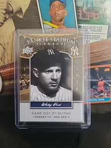 2008 Upper Deck Yankee Stadium Legacy #3124 Whitey Ford New York Yankees - Bild 1 von 10