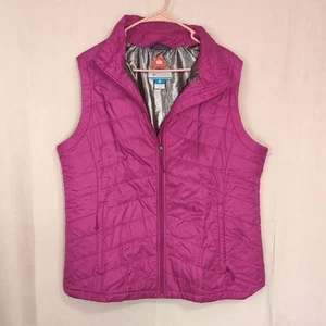 Columbia Omni-Heat Damenweste Magenta Puffreißverschluss Größe 1X - Bild 1 von 5