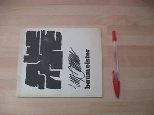 Willi Baumeister 1956 Amsterdam Ausstellungskatalog Joseph Fassbender Cover - Bild 1 von 11