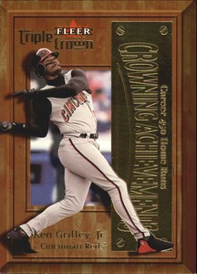 2001 Fleer Triple Crown Crowning Achievements #4 Ken Griffey Jr.
