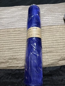1 Roll Deco Mesh Royal Blue 21” X 10 Yards New! - Picture 1 of 1
