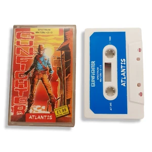 Gunfighter - Atlantis ZX Spectrum Game Cassette Tape - Imagen 1 de 2