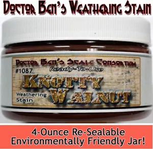 Mancha de nogal nudosa-4 oz madera de doctor Ben plástico metal resina ppa3592 - Imagen 1 de 12