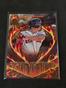 2024 Bowman Chrome Rising Infernos Roman Anthony RI-18 rifrattore Red Sox - Foto 1 di 2
