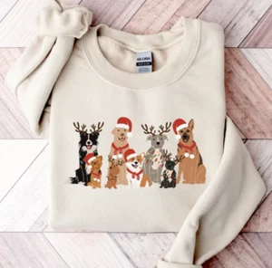 Weihnachten Hund Sweatshirt, Hundebesitzer Weihnachtsgeschenk, Hund Weihnachten Sweatshirt - Bild 1 von 3