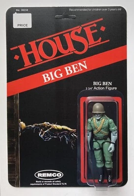 Figura de acción de terror estilo vintage Big Ben Custom House 3 3/4 sin usar, en caja Foto 1 de 2