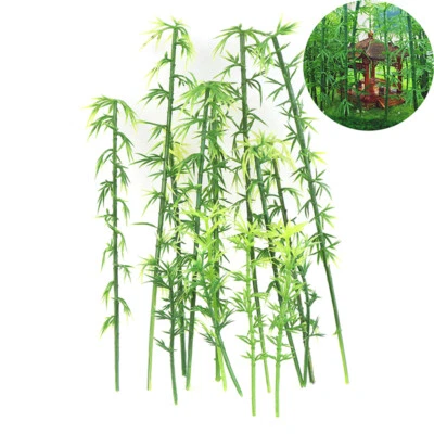 MARKENLOS 20pcs Miniature Model Tree Landscape Bamboo Tree Model Toy 6/8/10/12/1 -SE