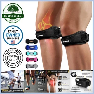 2er Pack Kniebandagen Stützgurte für Herren Damen Sport Wandern Laufen - Bild 1 von 10
