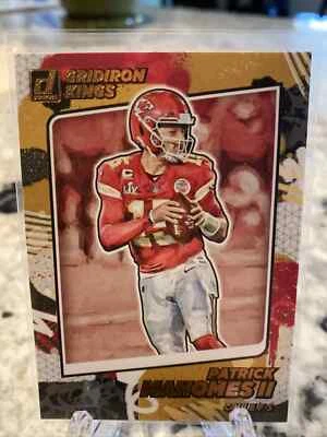 PATRICK MAHOMES II Gridiron Kings CANVAS 2021 Donruss Football GK12 KC Chiefs 🔥 - Image 1 of 2