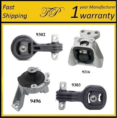 4PCS MOTOR & TRANS MOUNT FOR 2007-2011 Honda CR-V 2.4L - Image 1 of 4