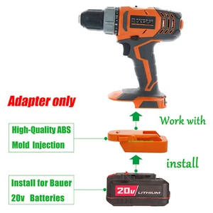 1 Adapter for Bauer 20V Battery to Power for Ridgid 18V Series Tools - Picture 1 of 5