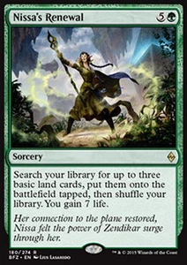 MTG NISSA'S RENEWAL EXC - RINNOVAMENTO DI NISSA - BFZ - MAGIC - Picture 1 of 1