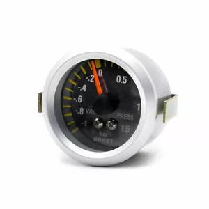 2'' 52mm Pointer LED 0~1.5 Bar Turbo Boost Gauge Vacuum Pressure Car Meter - Picture 1 of 7