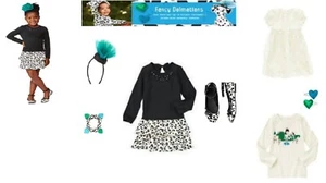 NWT Gymboree Fancy Dalmatian Sets and Separates Sizes: 4T, 5, Toddler Shoe 11 - Picture 1 of 13