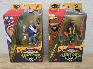WWE Elite Collection x TMNT - CODY RHODES/CASEY JONES/KOFI KINGSTON/MICHELANGELO - Picture 1 of 18
