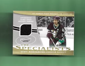 SCOTT NIEDERMAYER-ANAHEIM ENTEN! 2006-07 DAS SPIEL DES SPEZIALISTEN GEBRAUCHTES TRIKOT - Bild 1 von 2