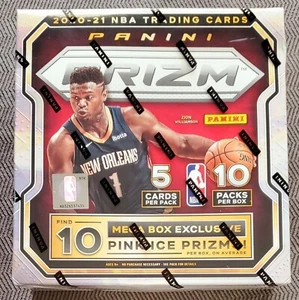 2020-21 Panini Prizm NBA Basketball mega box new factory sealed 50 cards - Picture 1 of 2