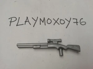 PLAYMOBIL. PLAYMOXOY76. RIFLE DE ASALTO GRIS ARMAS POLICIA LADRON. - Picture 1 of 1