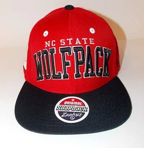 NUEVO CON ETIQUETAS GORRA SUPERESTRELLA Zephyr NORTH CAROLINA STATE WOLFPACK, CON LICENCIA NCAA - Imagen 1 de 7