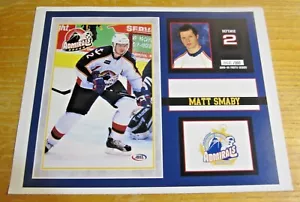 Matt Smaby 2008-09 Norfolk Admirals Team Issue 8.5"X11" Photo Card AHL Hockey - Picture 1 of 2