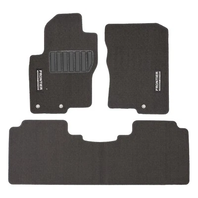 NEW OEM 2018 Nissan Frontier Crew Cab MIDNIGHT Edition Carpeted Floor Mats Set - Imagem 1 de 4