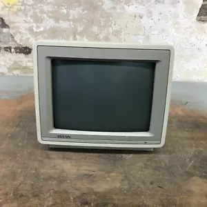 Taxan RARE AMBER Monochrome 12" CRT Monitor TX-123-U (WORKS) Retro Gaming - Picture 1 of 6