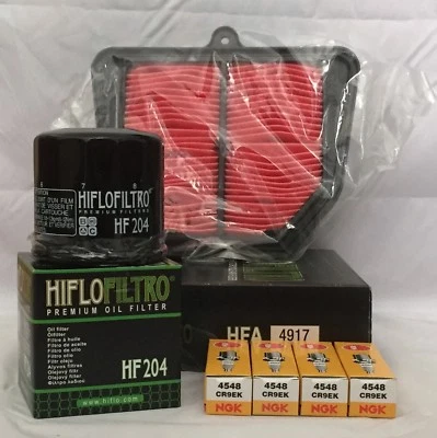 Kit de serviço para filtros e 4 x velas de ignição YAMAHA FZ1 / FAZER (2006 a 2012) - Imagem 1 de 4
