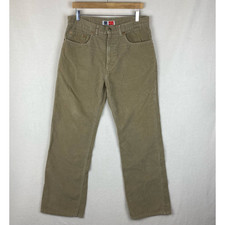Vintage Arizona Jean Co Tan Bootcut Corduroy Pants Size 35"x32"