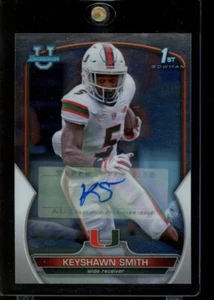 2022 Bowman University Chrome #55 Keyshawn Smith Prospect Autographs - Picture 1 of 2