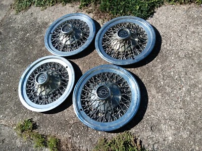 1974-79 Ford Thunderbird Wire 15" Hubcap Wheelcover Original Vintage Parts  - Изображение 1 из 3