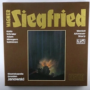 5 Lp Box 1983 Wagner– Siegfried- Staatskapelle Dresden, M. Janowski Kollo Adam.. - Bild 1 von 5