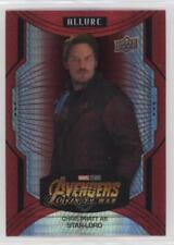 2022 Marvel Allure High Series Red Prism Star-Lord Chris Pratt as #145 01p6