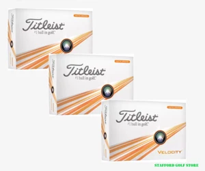 Titleist 2024 Velocity Golf Balls- Matte Orange High Speed LSX Core 3 Dozen - Picture 1 of 3