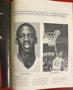 1981 Dec.19 Michael Jordan N. Carolina Program Mag. Madison Square Garden READ