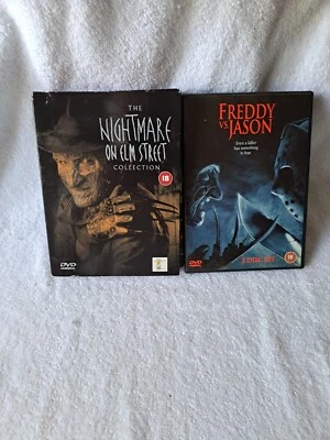 A NIGHTMARE ON ELM STREET COLLECTION  1 -5 LIKE NEW + FREDDY VS JASON (DVD) - Image 1 of 4