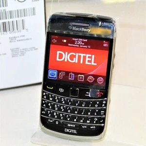Rare Vintage Blackberry Bold 9700 DigiTel Phone WiFi Black In Box Complete - Picture 1 of 4
