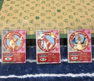 Pokémon Kids BANDAI Charmander Charmeleon Charizard Pokemon Card Japanese - Picture 1 of 4