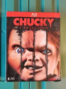 Coffret 4 Bluray Neuf Chucky L'Anthologie 2 3 La Malédiction Le Retour De Chucky - Foto 1 di 2
