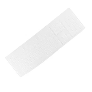 Water-resistant Keyboard Protector Silicone Transparent Keyboard Skin Keyboard - Afbeelding 1 van 11