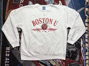 Sudadera Vintage Boston University Champion Cuello Redondo EE. UU. Cuadrada 22.5x26 Años 80 90 - Imagen 1 de 10