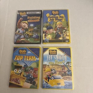 4 Bob the Builder DVDs, Let's Build the Beach (2008), Top Team(2007), Getting - Picture 1 of 10