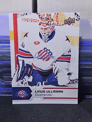 17-18 Upper Deck AHL Linus Ullmark Rookie 🚨🚨🚨 Ottawa Senators  - Image 1 of 2